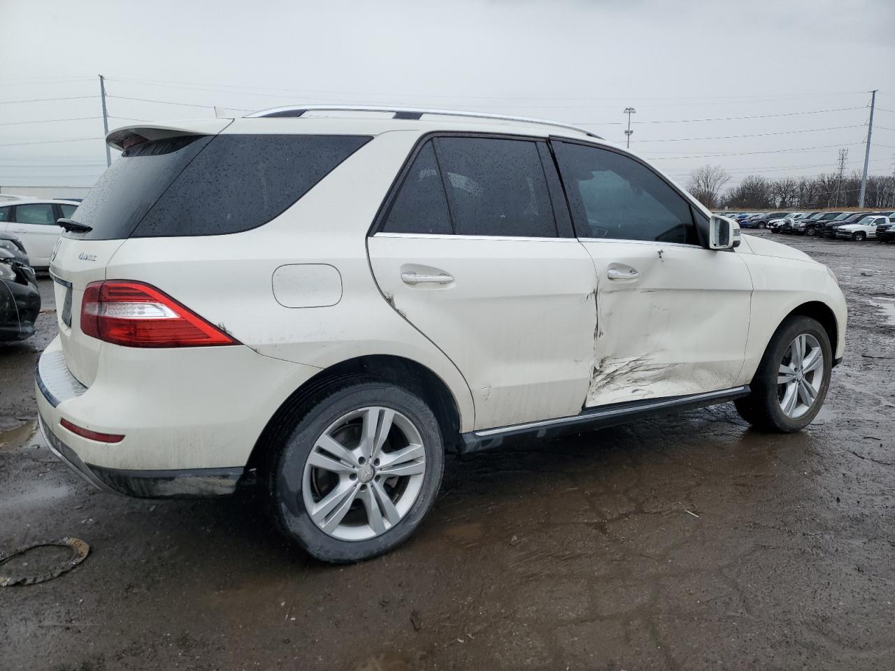 2013 Mercedes-Benz M-klasse VIN 4JGDA5HB8DA222900 Copart auction photo, side damage thumbnail 3