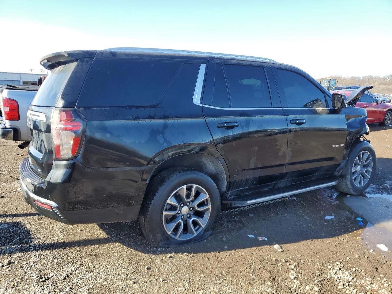 2022 Chevrolet Tahoe VIN 1GNSKNKD5NR277186 Copart auction photo, front end damage thumbnail 3