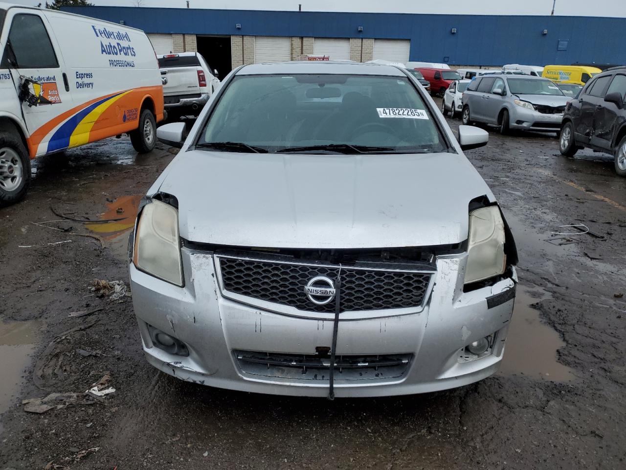 2012 Nissan Sentra VIN 3N1AB6AP7CL659104 Copart auction photo, front end / rear end damage thumbnail 5