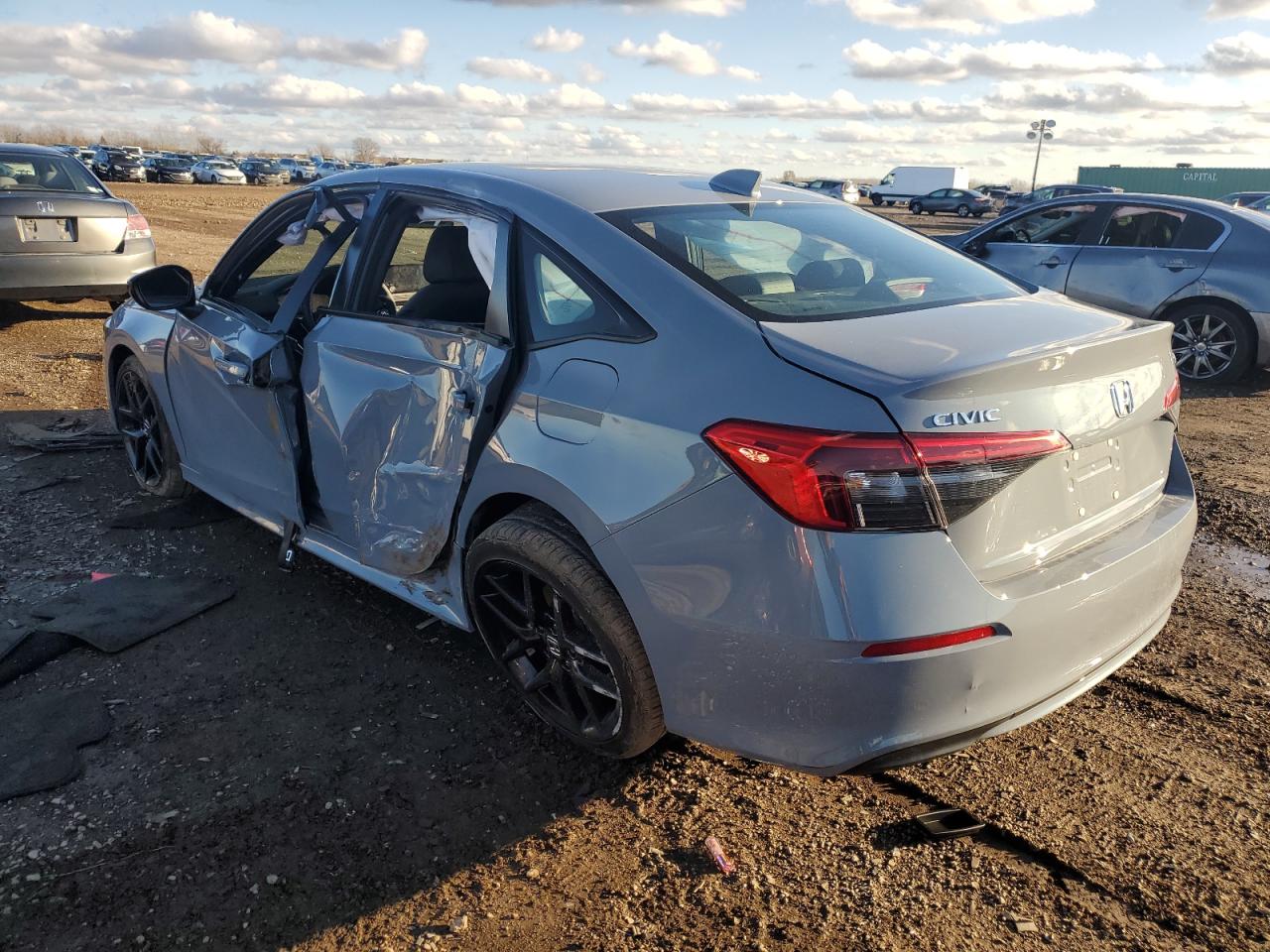2024 Honda Civic VIN 2HGFE2F54RH547714 Copart auction photo, all over damage thumbnail 2
