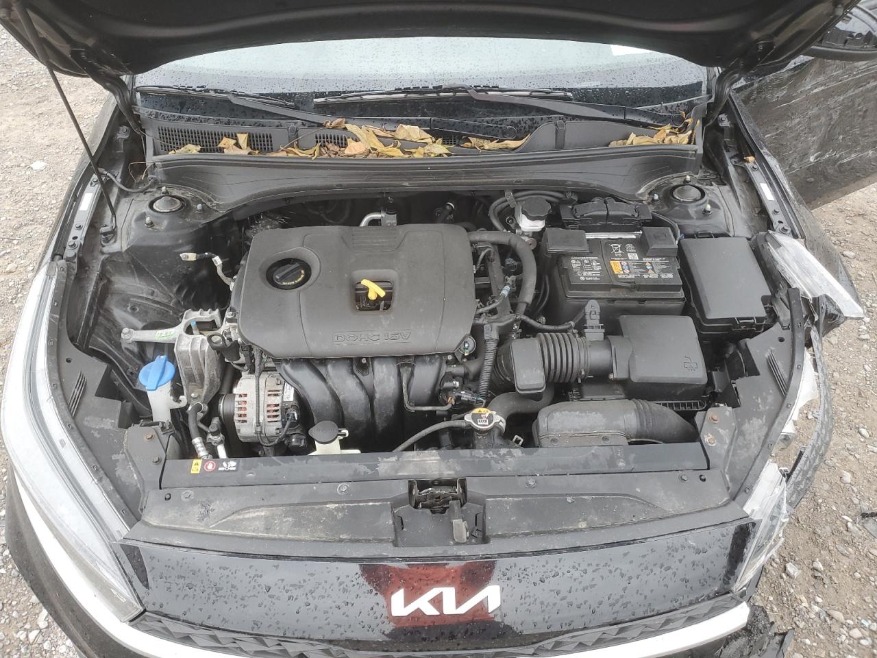 2022 KIA Forte VIN 3KPF24AD3NE495810 Copart auction photo, front end / side damage thumbnail 12