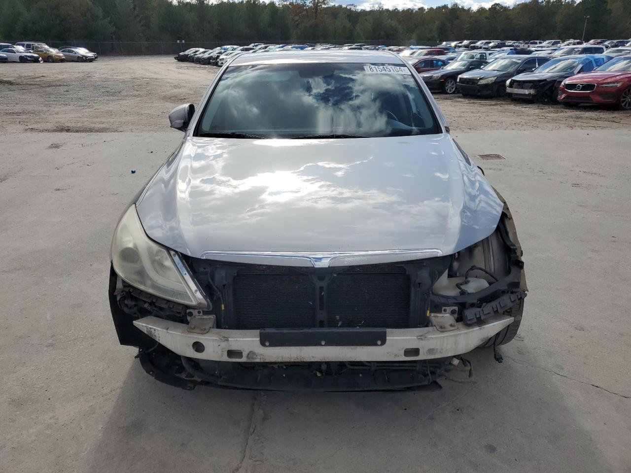 2013 Hyundai Genesis VIN KMHGC4DD3DU216784 Copart auction photo, front end / side damage thumbnail 5