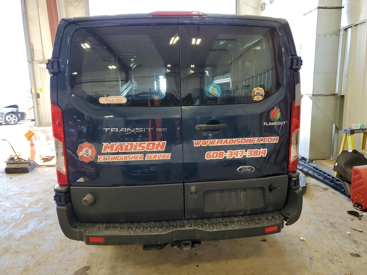 2017 Ford Transit VIN 1FTYE9ZM1HKB56479 Copart auction photo, rear end / minor dent/scratches damage thumbnail 6