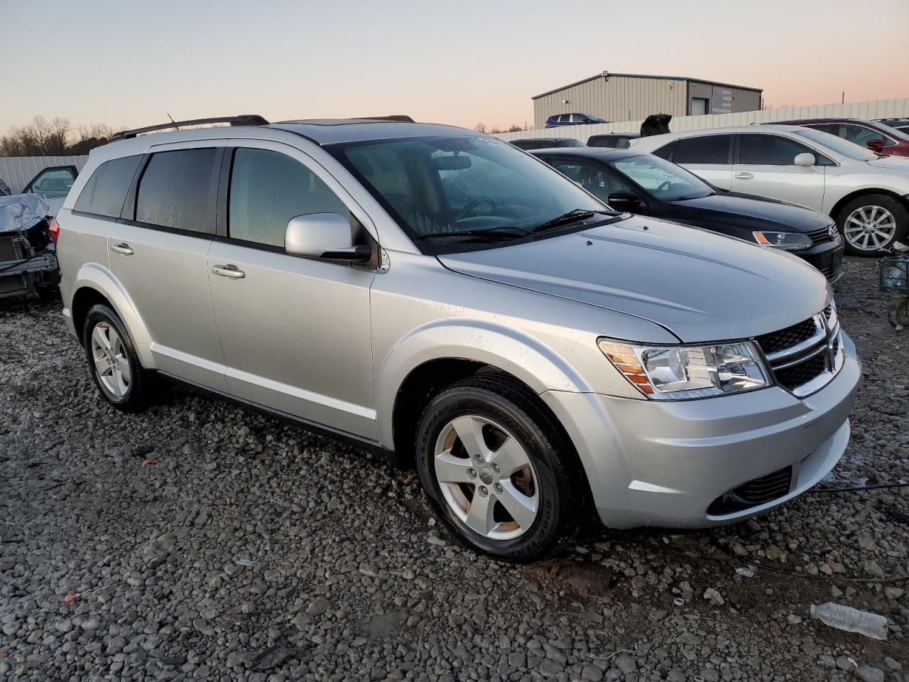 2012 Dodge Journey VIN 3C4PDCBG8CT368609 Copart auction photo, partial repair damage thumbnail 4