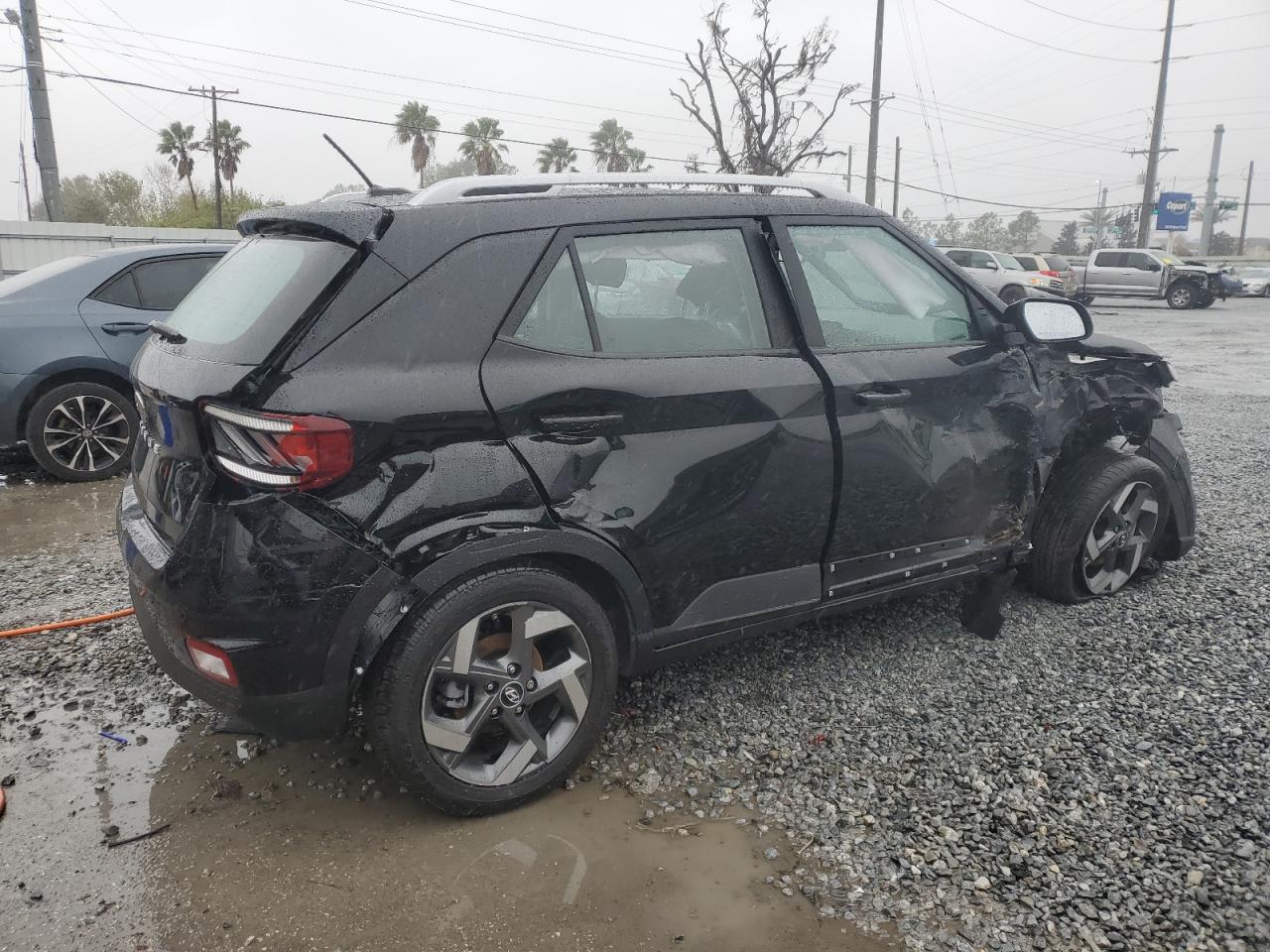 2024 Hyundai Venue VIN KMHRC8A39RU315547 Copart auction photo, all over damage thumbnail 3