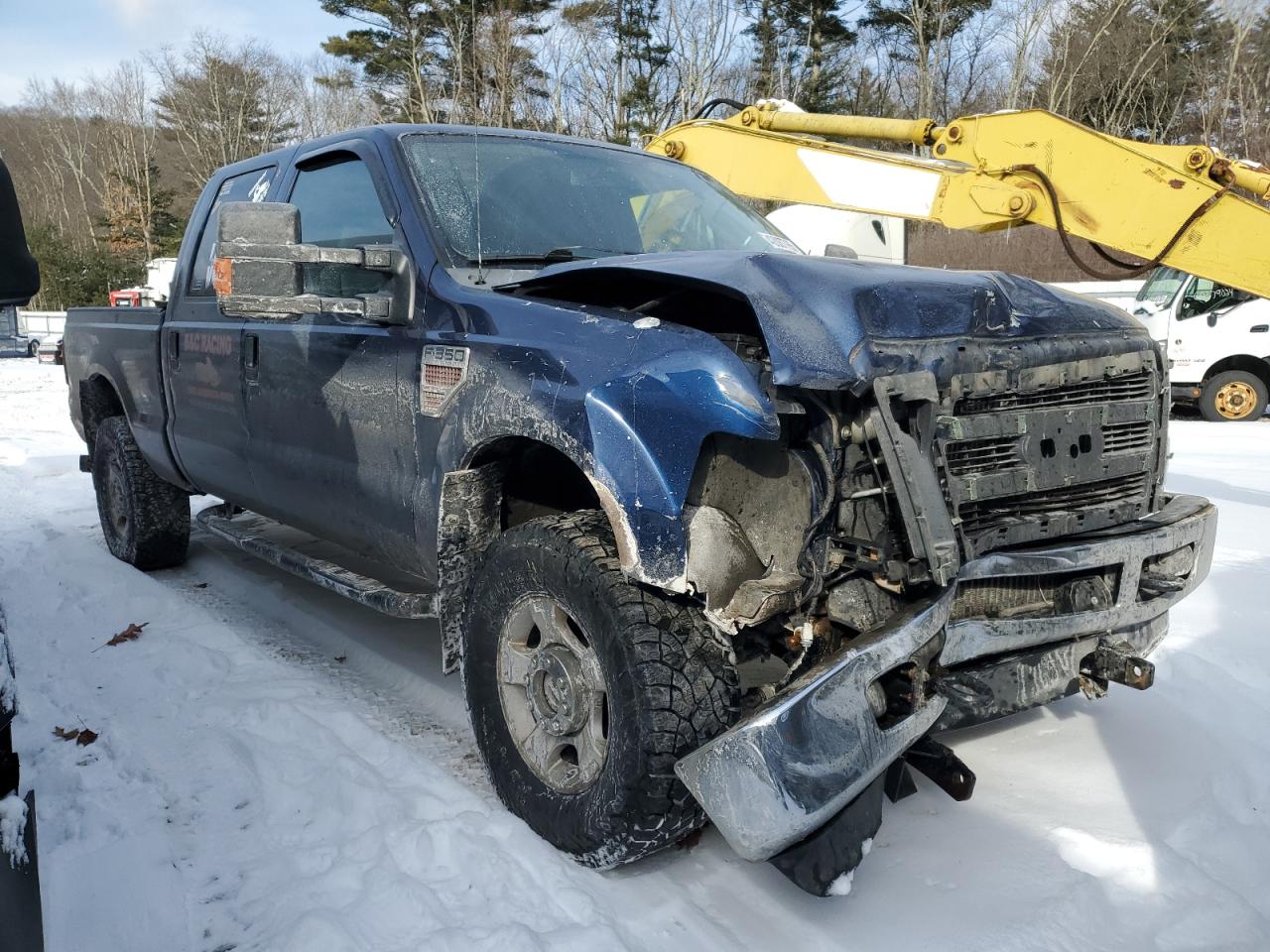2010 Ford F350 VIN 1FTWW3BR2AEA11530 Copart auction photo, front end / undercarriage damage thumbnail 4