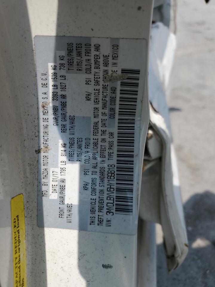 2017 Toyota Yaris VIN 3MYDLBYV6HY169818 Copart auction photo, side damage thumbnail 13