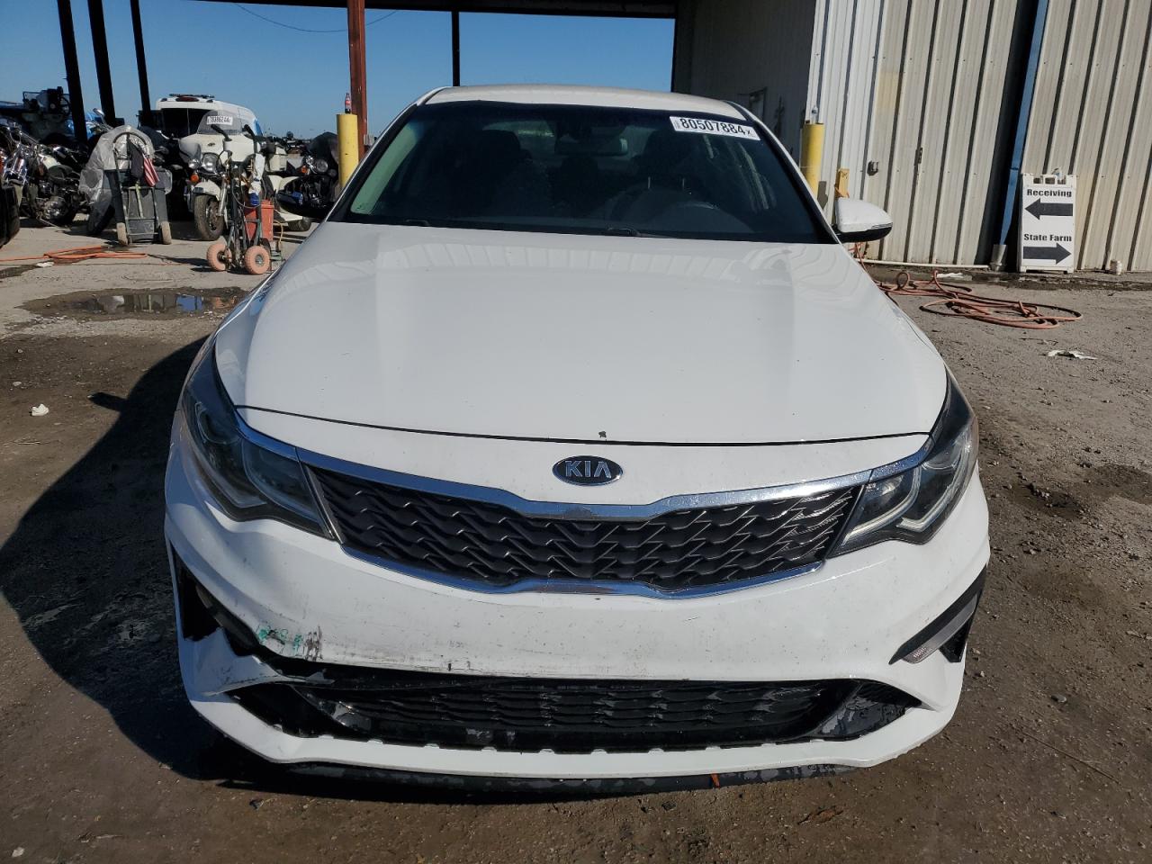 2019 KIA Optima VIN 5XXGT4L33KG340179 Copart auction photo, rear end / front end damage thumbnail 5