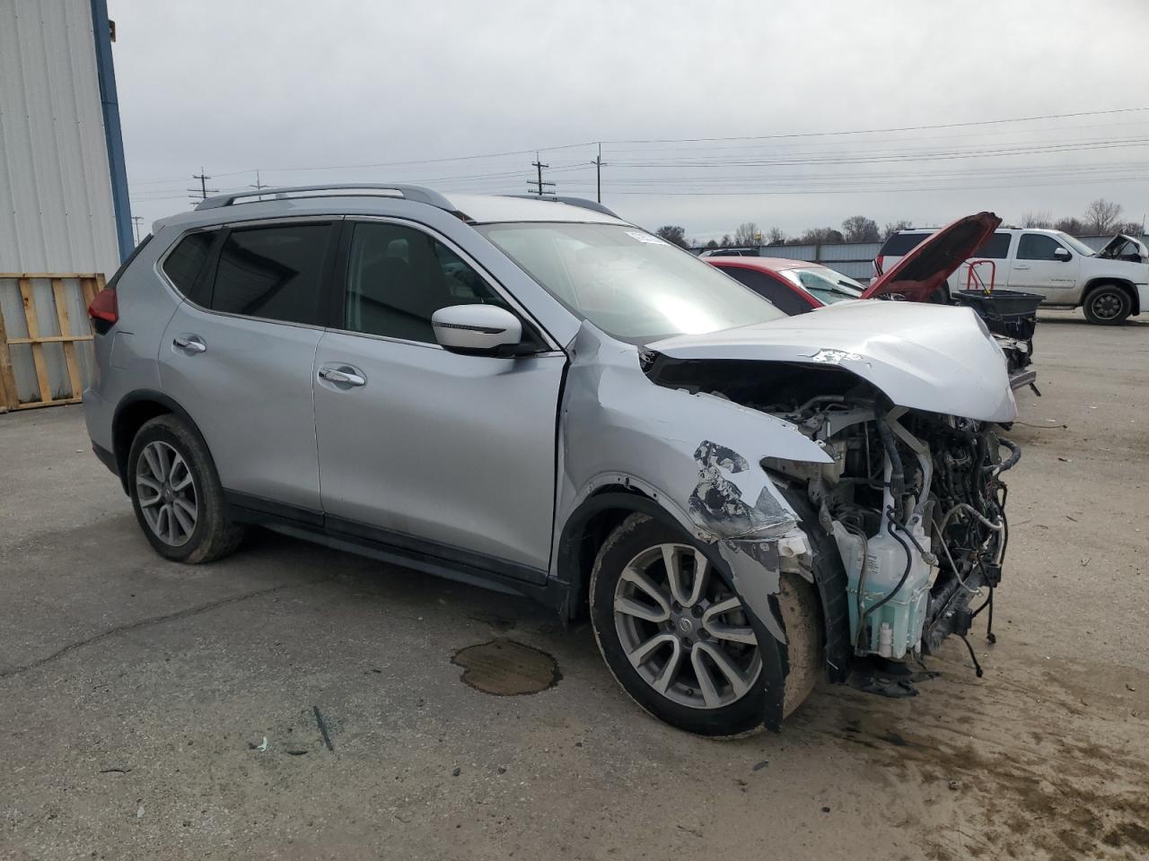 2017 Nissan Rogue VIN 5N1AT2MTXHC774595 Copart auction photo, front end damage thumbnail 4
