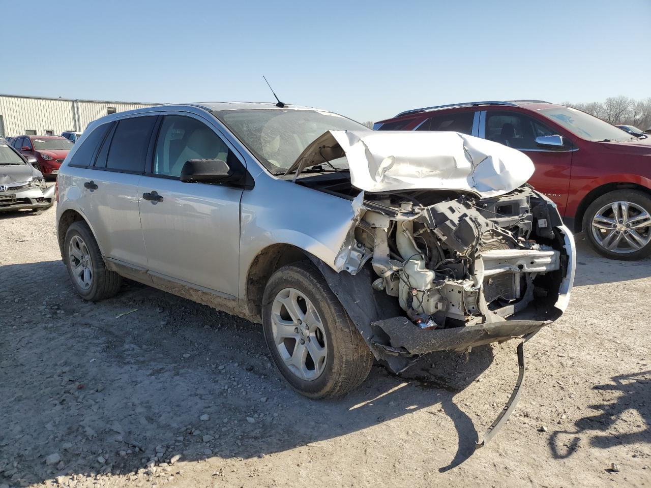 2013 Ford Edge VIN 2FMDK4GC3DBB70954 Copart auction photo, front end damage thumbnail 4