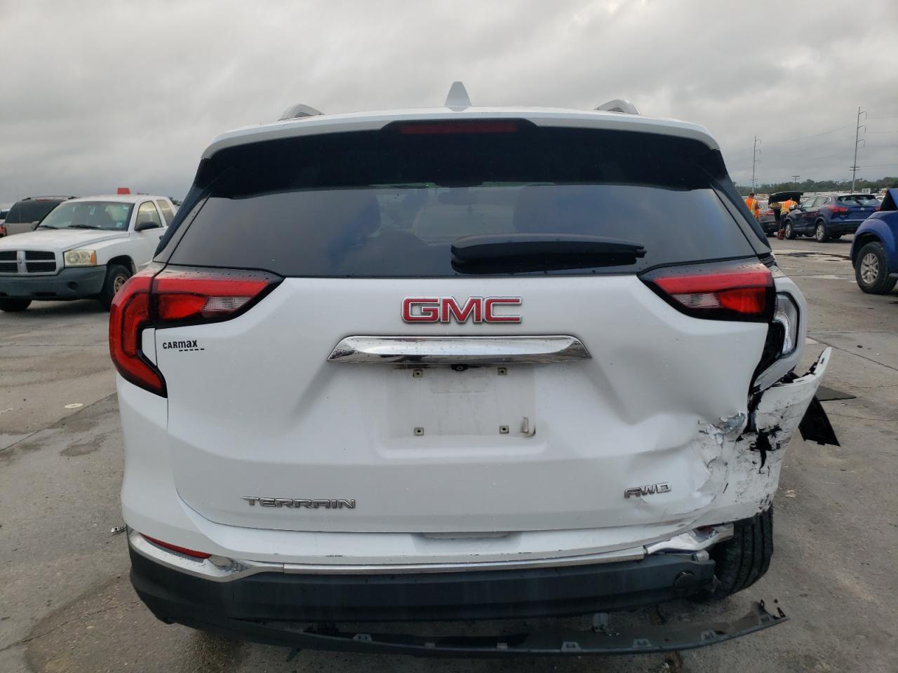 2020 GMC Terrain VIN 3GKALVEV8LL128639 Copart auction photo, rear end damage thumbnail 6