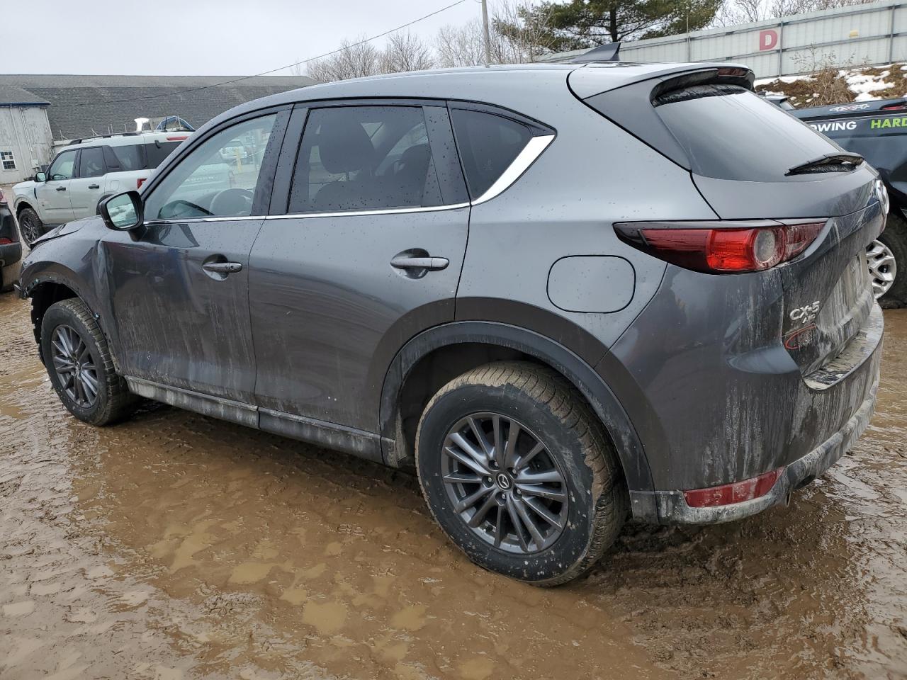 2020 Mazda CX-5 VIN JM3KFBCMXL0857147 Copart auction photo, front end / side damage thumbnail 2