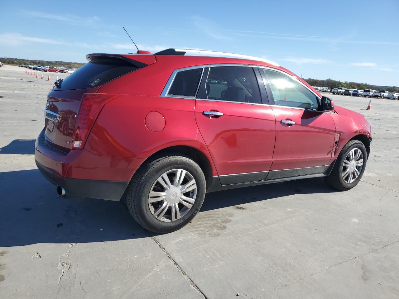 2015 Cadillac SRX VIN 3GYFNEE33FS527067 Copart auction photo, front end damage thumbnail 3