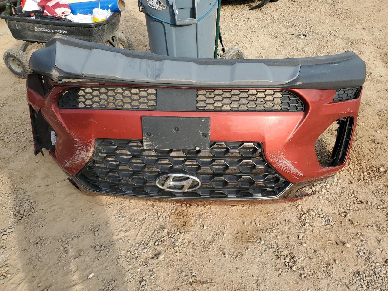 2019 Hyundai Santa Fe VIN 5NMS23AD3KH068690 Copart auction photo, front end / rear end damage thumbnail 13