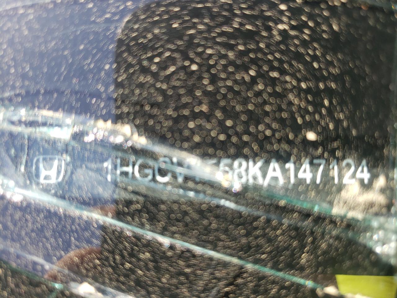 2019 Honda Accord VIN 1HGCV1F58KA147124 Copart auction photo, side / front end damage thumbnail 12