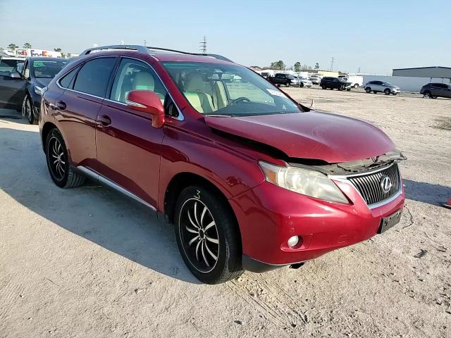 2010 Lexus RX VIN 2T2ZK1BA5AC021068 Copart auction photo, front end / side damage thumbnail 12