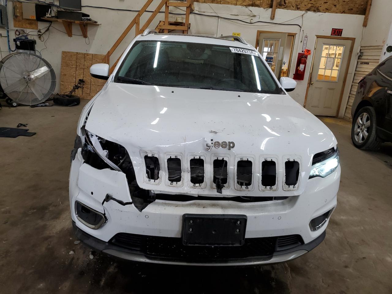 2021 Jeep Grand Cherokee VIN 1C4PJMDX8MD109783 Copart auction photo, front end damage thumbnail 5