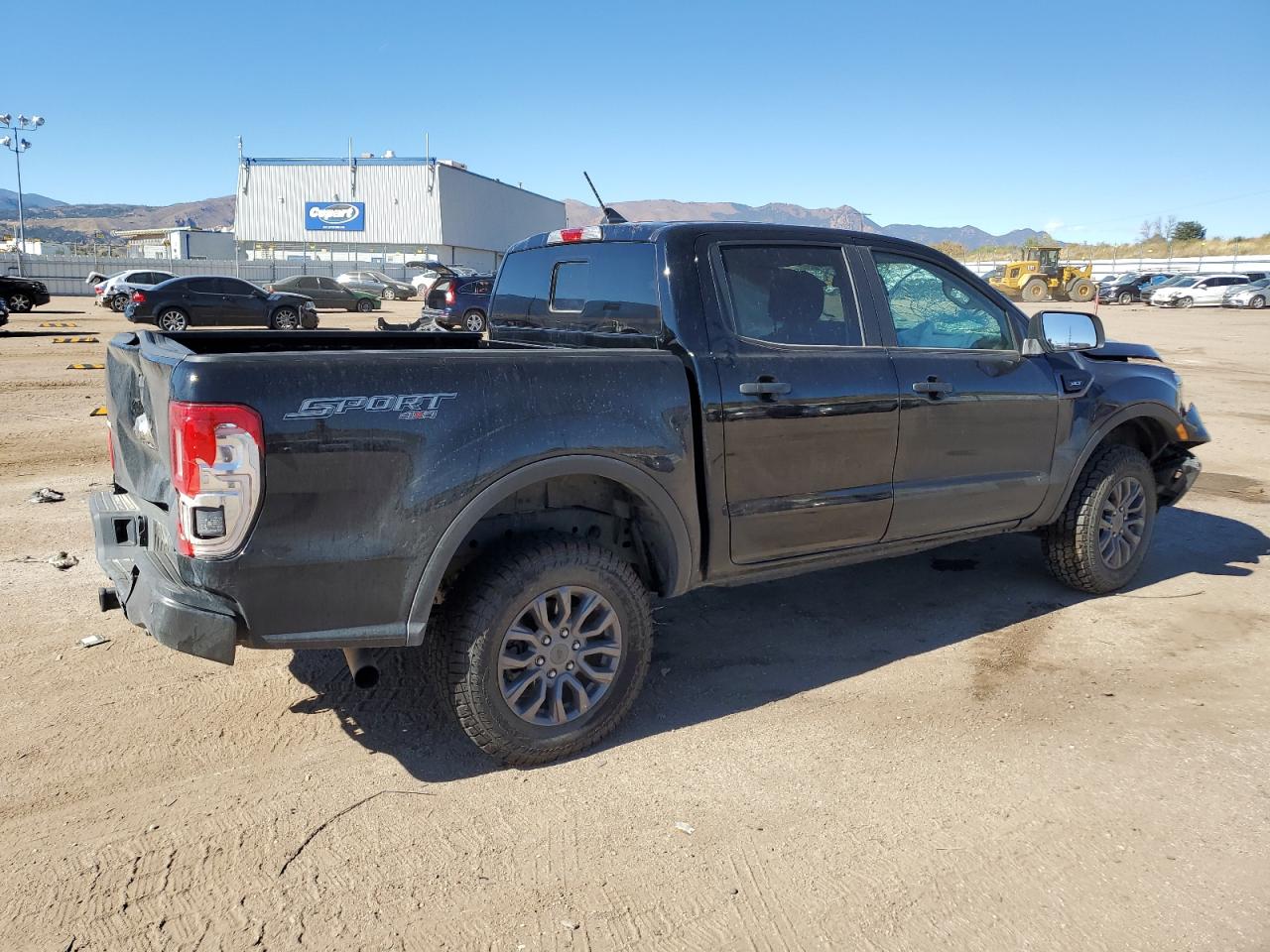 2022 Ford Ranger VIN 1FTER4FH9NLD14736 Copart auction photo, front end / rear end damage thumbnail 3