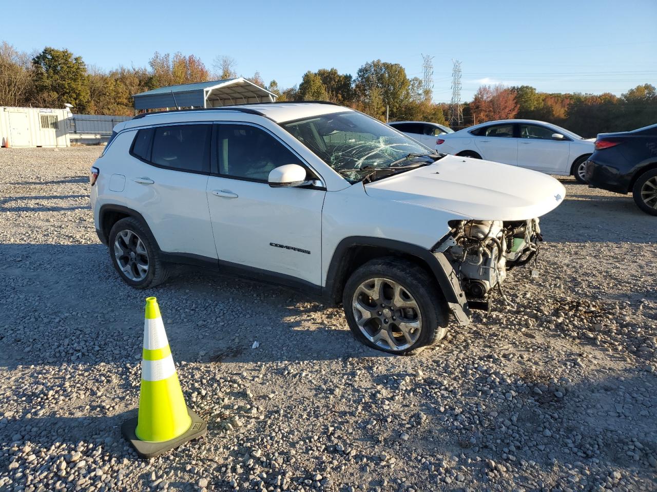 2021 Jeep Compass VIN 3C4NJDCB0MT561461 Copart auction photo, undercarriage damage thumbnail 4