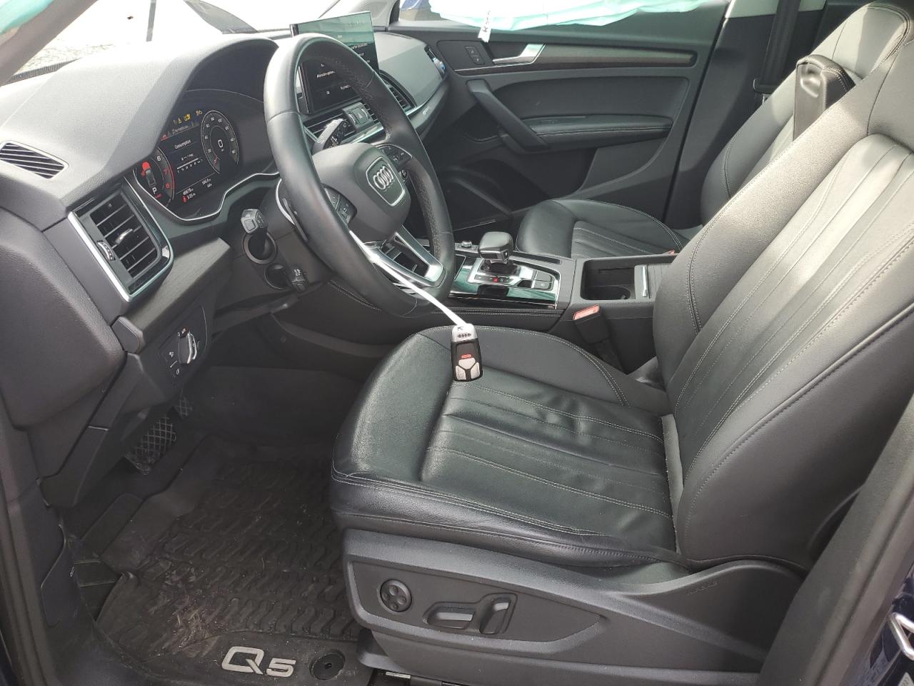2021 Audi Q5 VIN WA1BAAFY2M2127930 Copart auction photo, all over damage thumbnail 7
