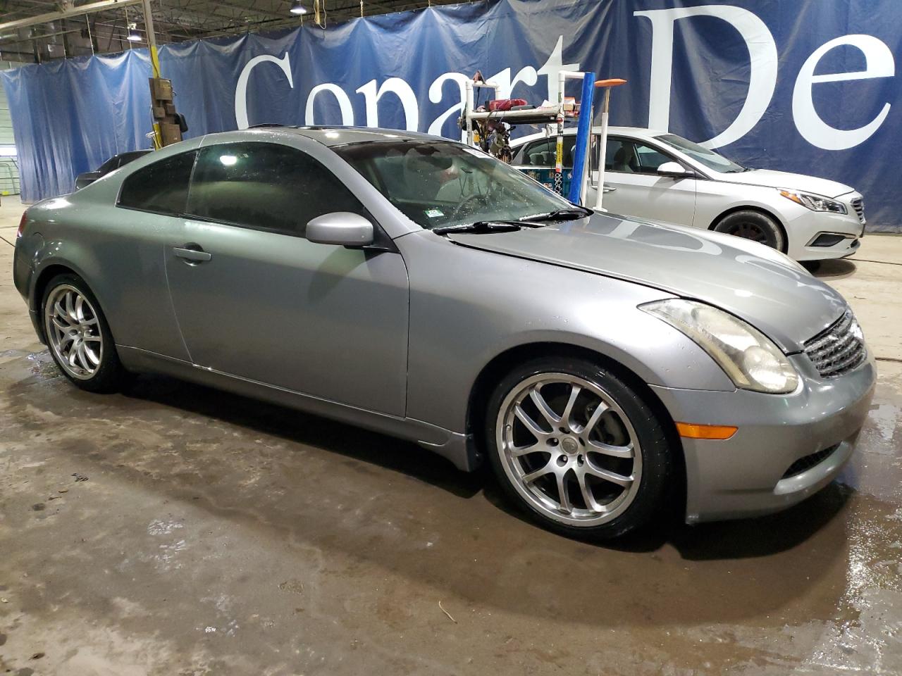 2005 Infiniti G VIN JNKCV54E15M417756 Copart auction photo, vandalism / mechanical damage thumbnail 4