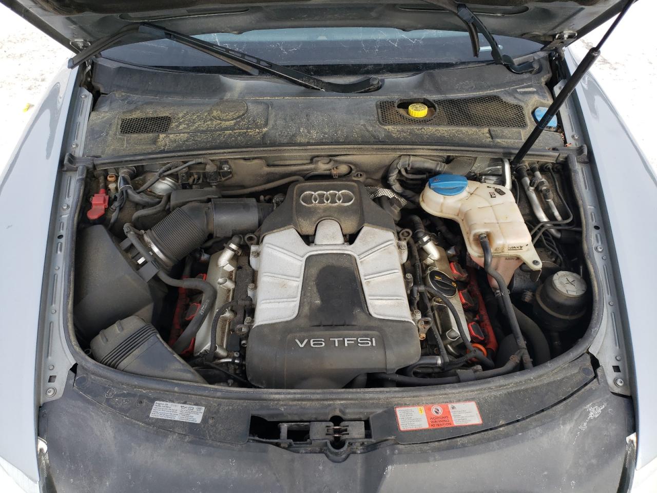 2010 Audi A6 VIN WAUFGAFB9AN067475 Copart auction photo, side / front end damage thumbnail 11