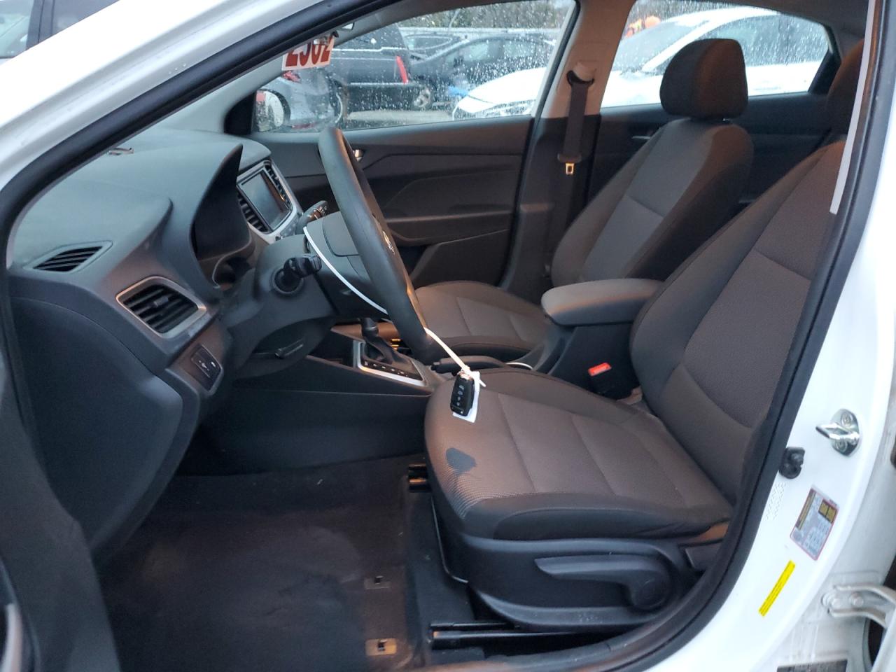 2022 Hyundai Accent VIN 3KPC24A62NE158811 Copart auction photo, undercarriage / mechanical damage thumbnail 7