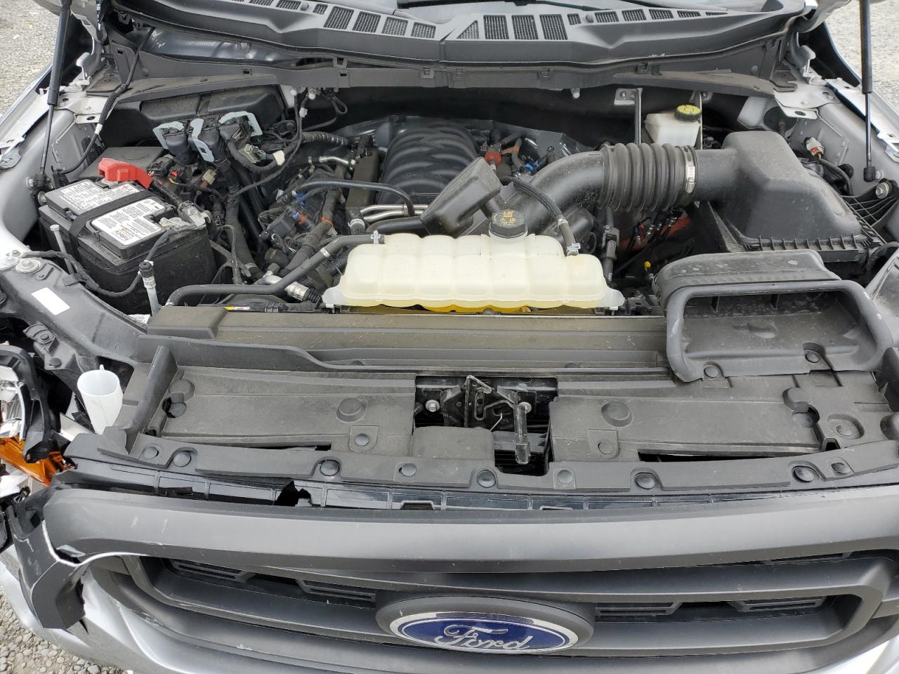 2023 Ford F-150 VIN 1FTFW1E58PFB56717 Copart auction photo, front end / side damage thumbnail 11