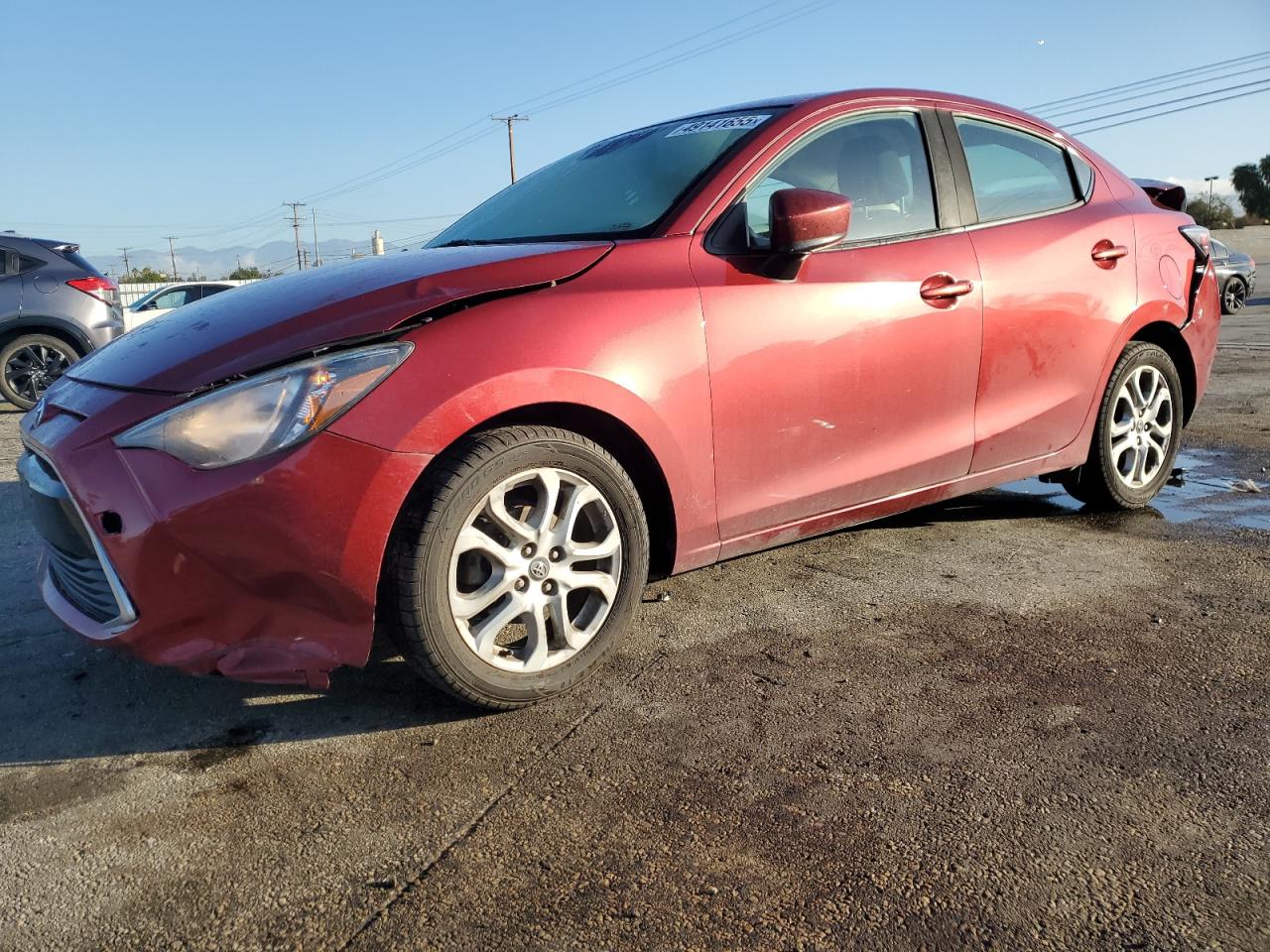 2017 Toyota Yaris VIN 3MYDLBYVXHY151449 - Copart auction photo