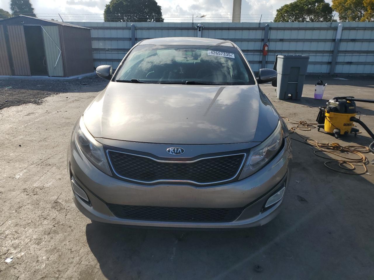2015 KIA Optima VIN 5XXGM4A7XFG445858 Copart auction photo, rear end damage thumbnail 5