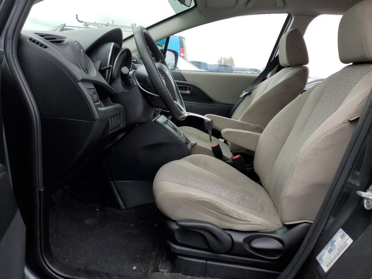 2012 Mazda 5 VIN JM1CW2BL4C0124470 Copart auction photo, rear end damage thumbnail 7