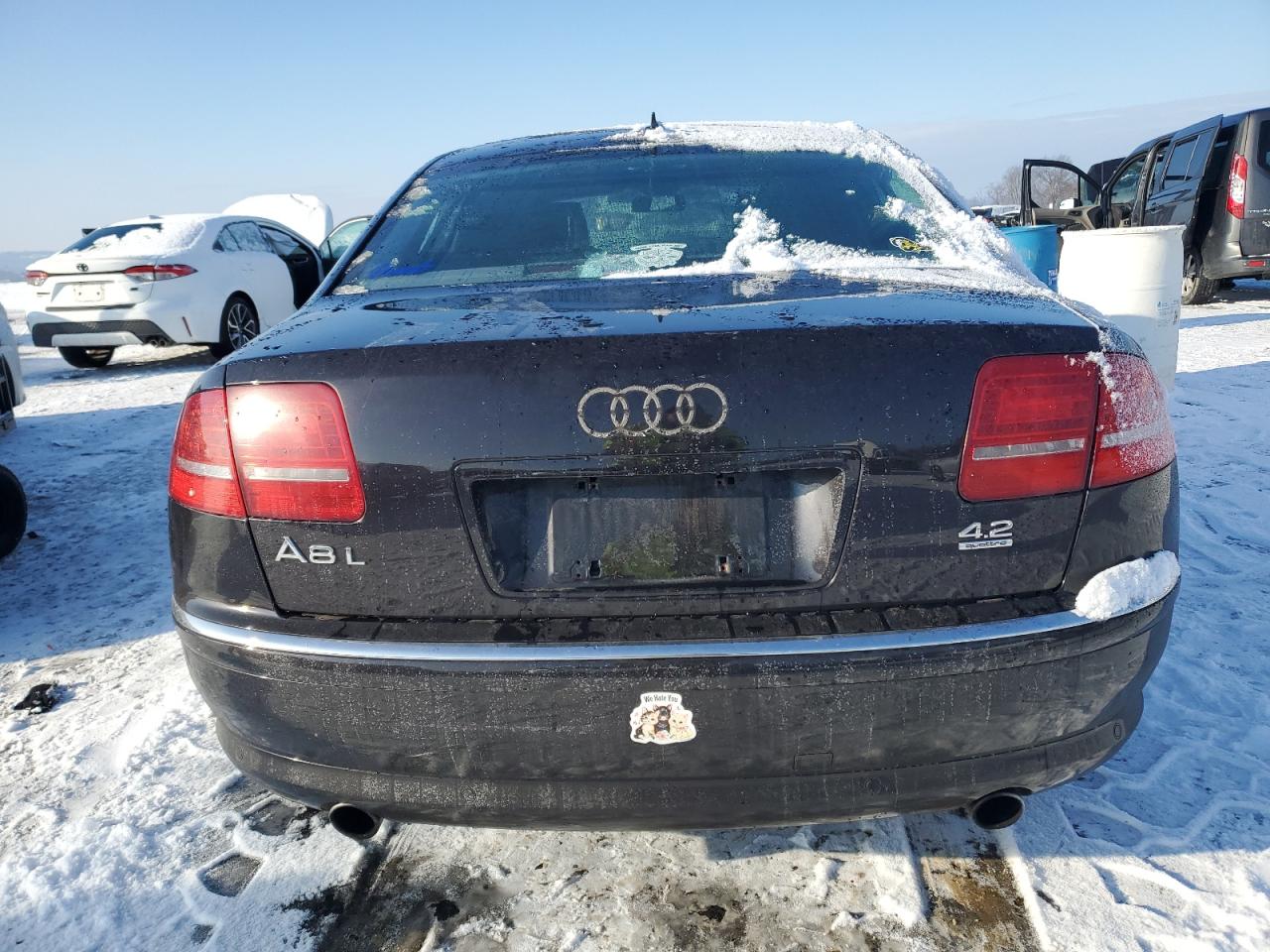 2010 Audi A8 VIN WAURVAFA7AN007320 Copart auction photo, front end damage thumbnail 6