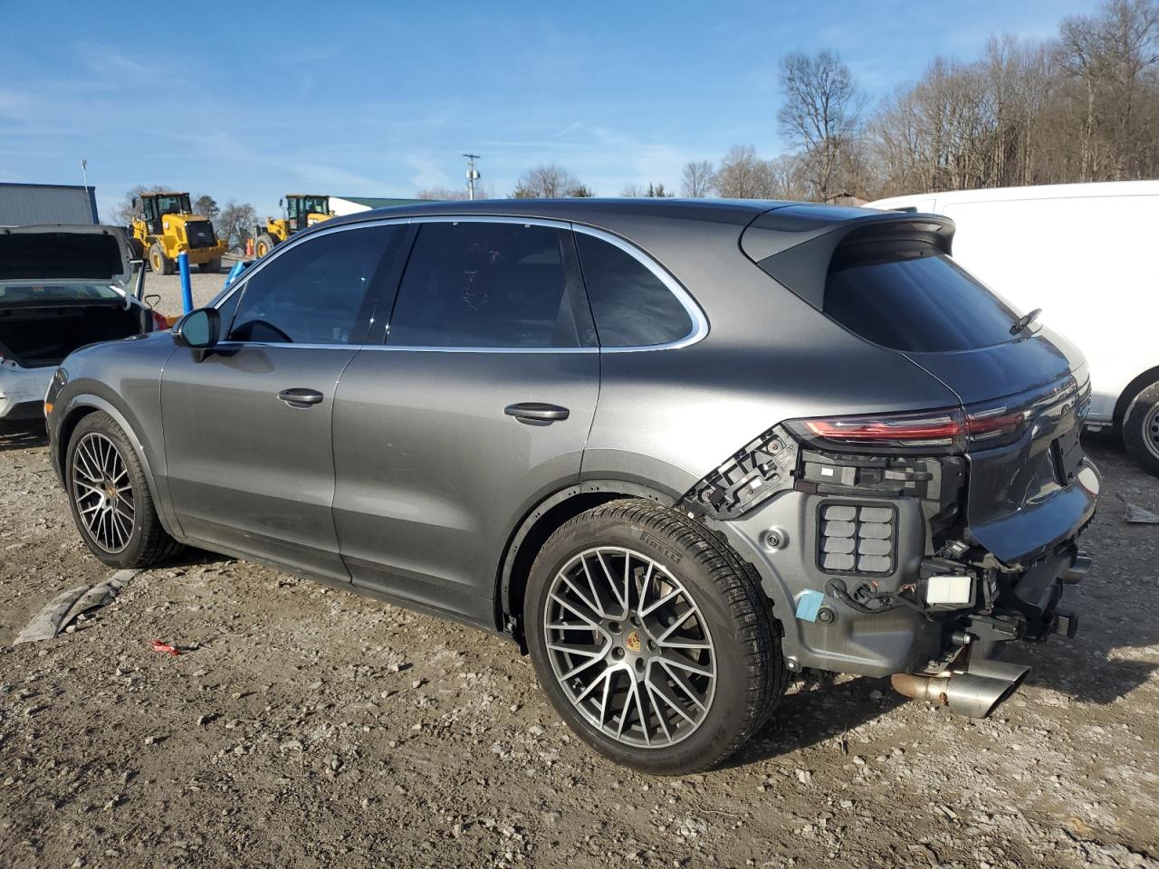 2019 Porsche Cayenne VIN WP1AA2AY3KDA12302 Copart auction photo, rear end / minor dent/scratches damage thumbnail 2