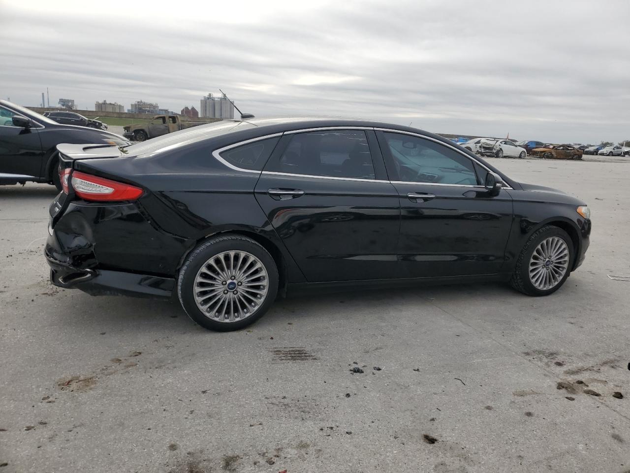 2016 Ford Fusion VIN 3FA6P0K99GR159973 Copart auction photo, rear end damage thumbnail 3