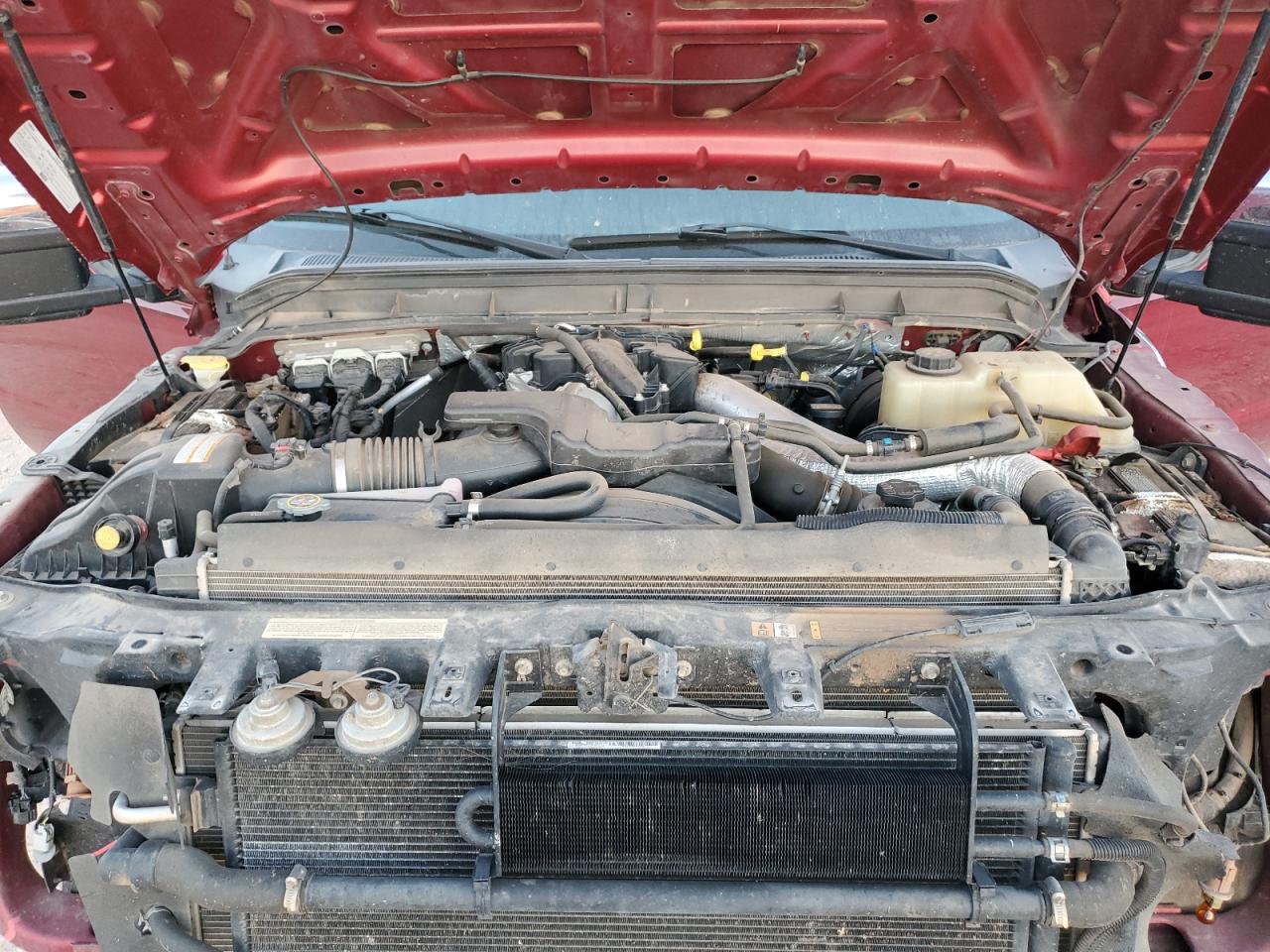 2014 Ford F350 VIN 1FT8W3BT4EEB75260 Copart auction photo, front end / rear end damage thumbnail 11