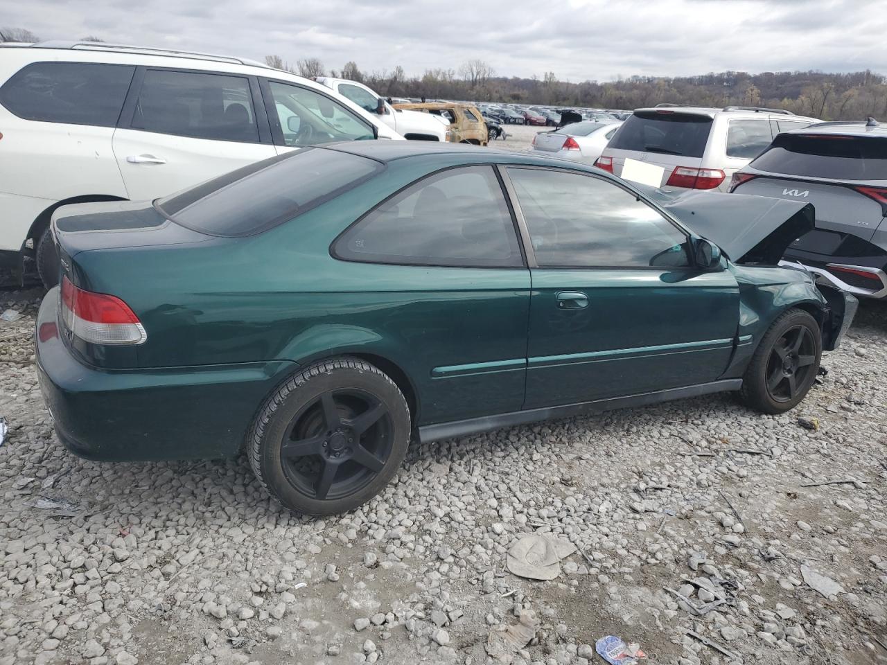 1999 Honda Civic VIN 1HGEJ8241XL002111 Copart auction photo, front end damage thumbnail 3