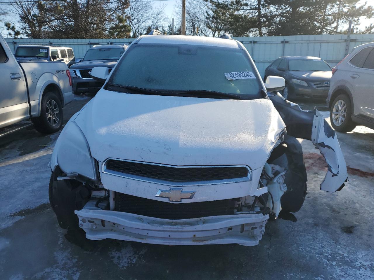 2015 Chevrolet Equinox VIN 2GNFLFEK8F6143297 Copart auction photo, front end / mechanical damage thumbnail 5