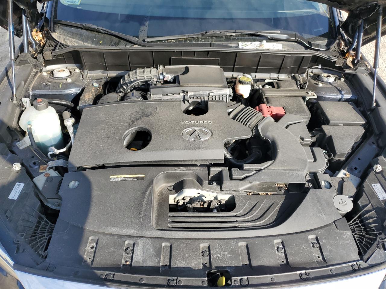 2019 Infiniti QX50 VIN 3PCAJ5M31KF145622 Copart auction photo, side / front end damage thumbnail 12