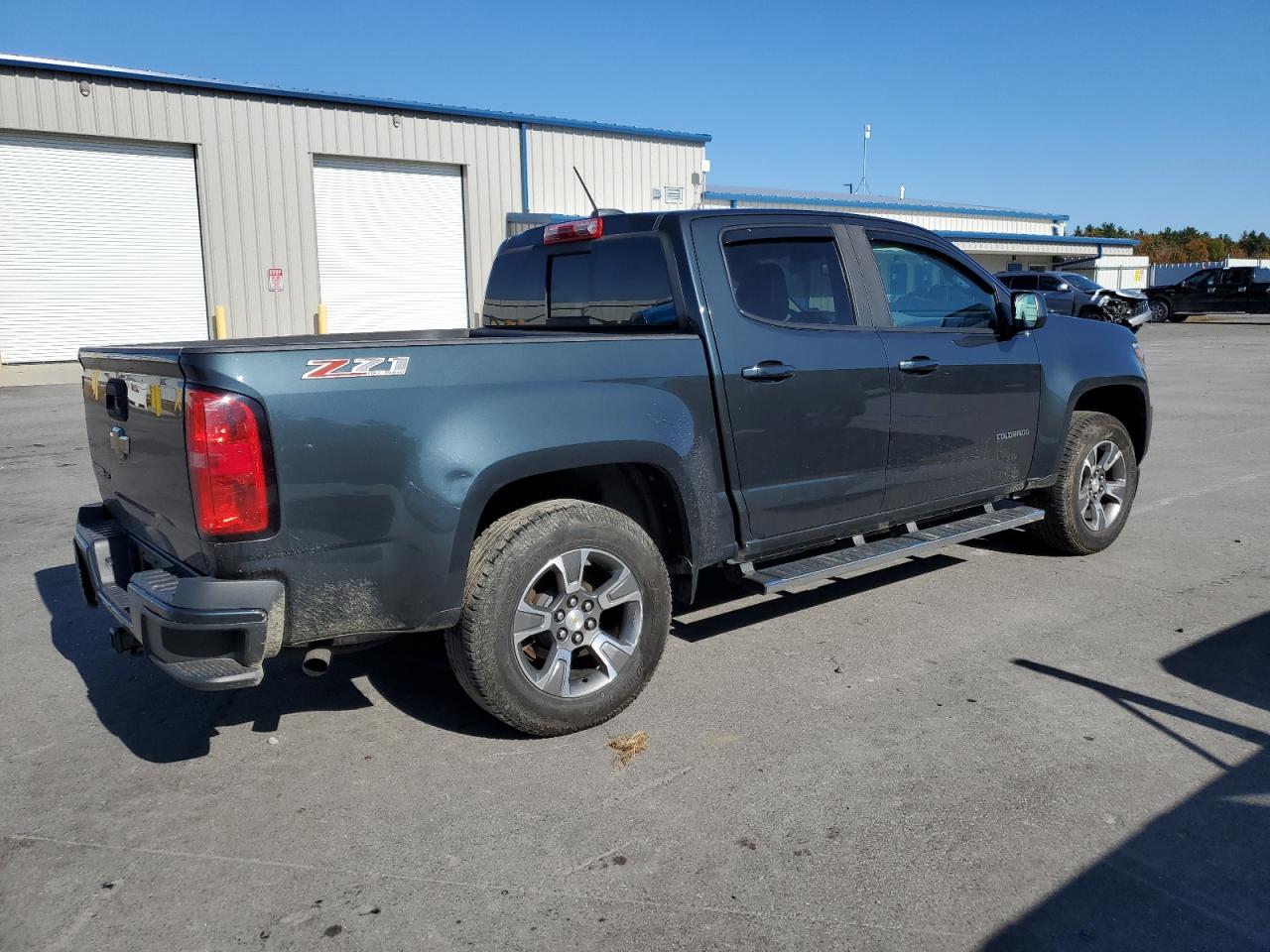 2018 Chevrolet Colorado VIN 1GCGTDEN4J1172335 Copart auction photo, rear end / side damage thumbnail 2
