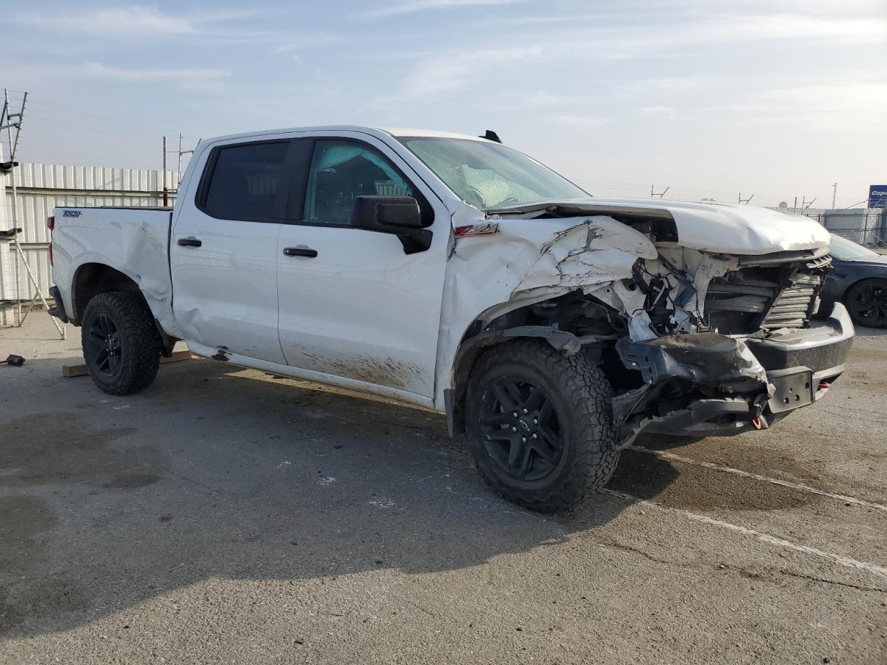 2021 Chevrolet Silverado VIN 1GCPYFEL4MZ346809 Copart auction photo, all over damage thumbnail 4