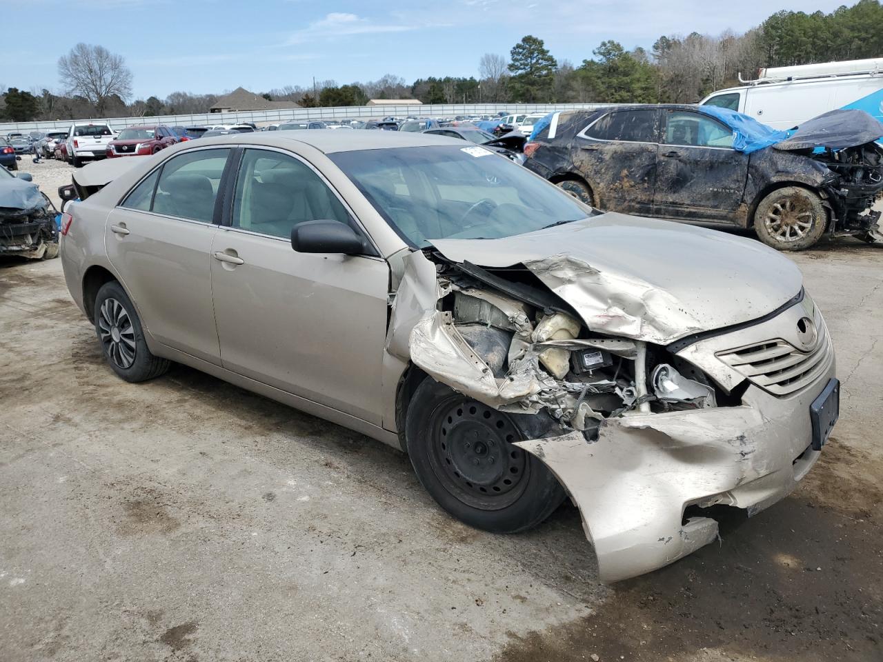 2009 Toyota Camry VIN 4T1BE46K79U391479 Copart auction photo, front end / side damage thumbnail 4