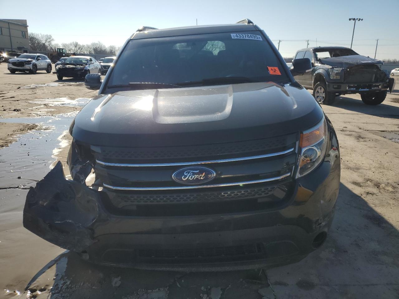 2015 Ford Explorer VIN 1FM5K7F8XFGA39955 Copart auction photo, front end / hail damage thumbnail 5