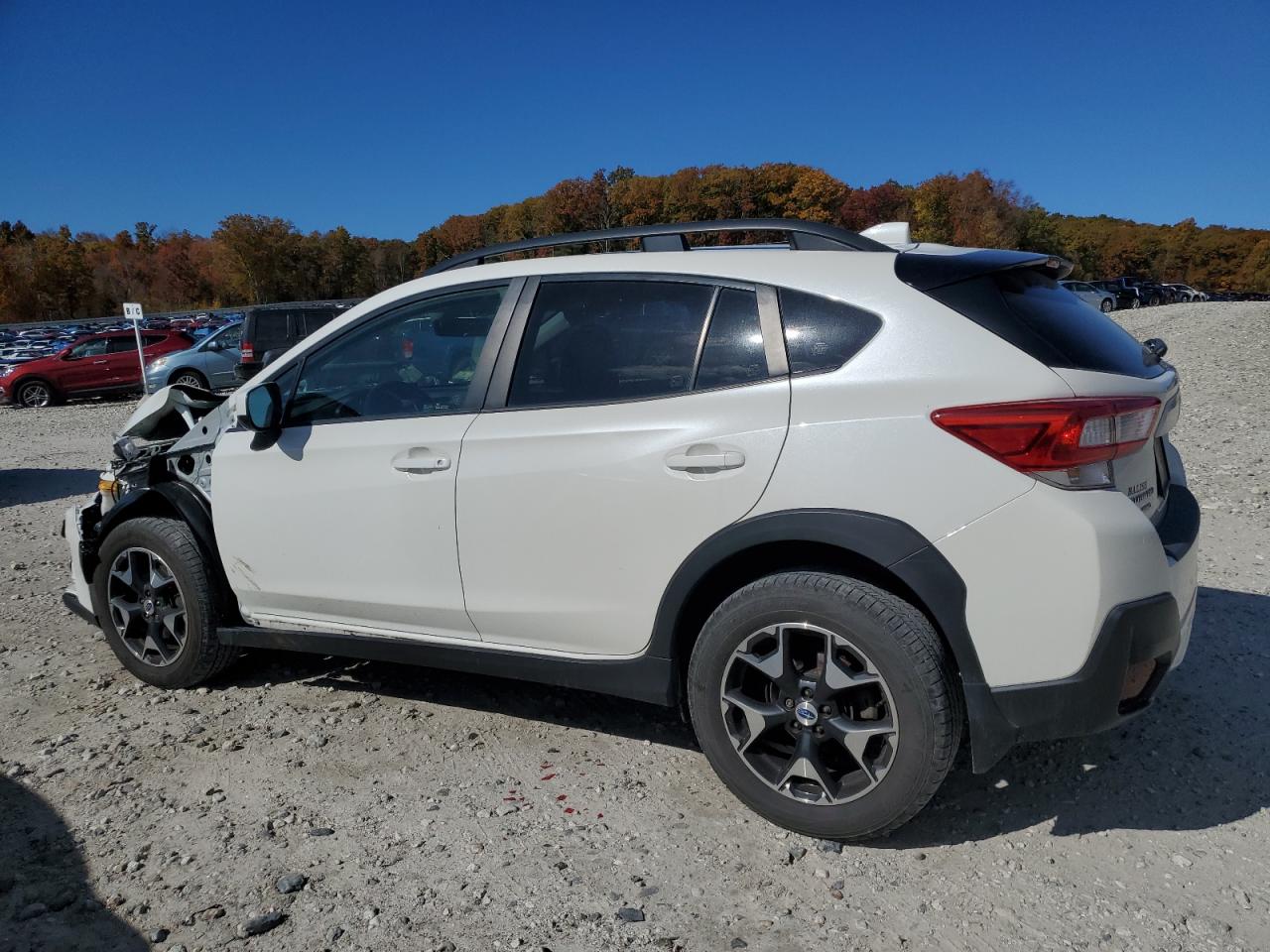 2018 Subaru XV VIN JF2GTADC9JH290033 Copart auction photo, front end / side damage thumbnail 2