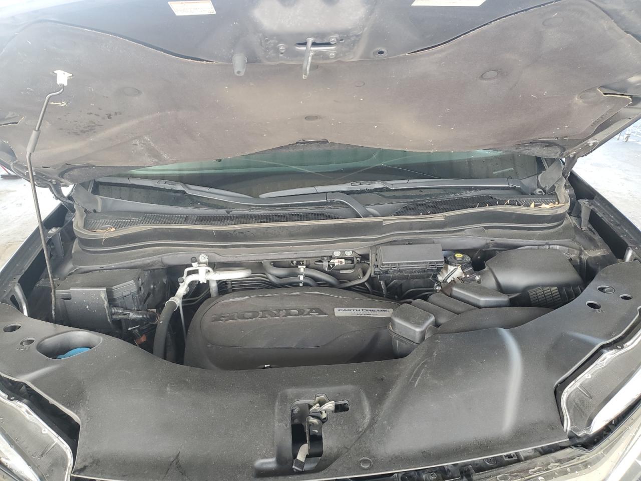 2019 Honda Pilot VIN 5FNYF6H31KB038103 Copart auction photo, front end / side damage thumbnail 14