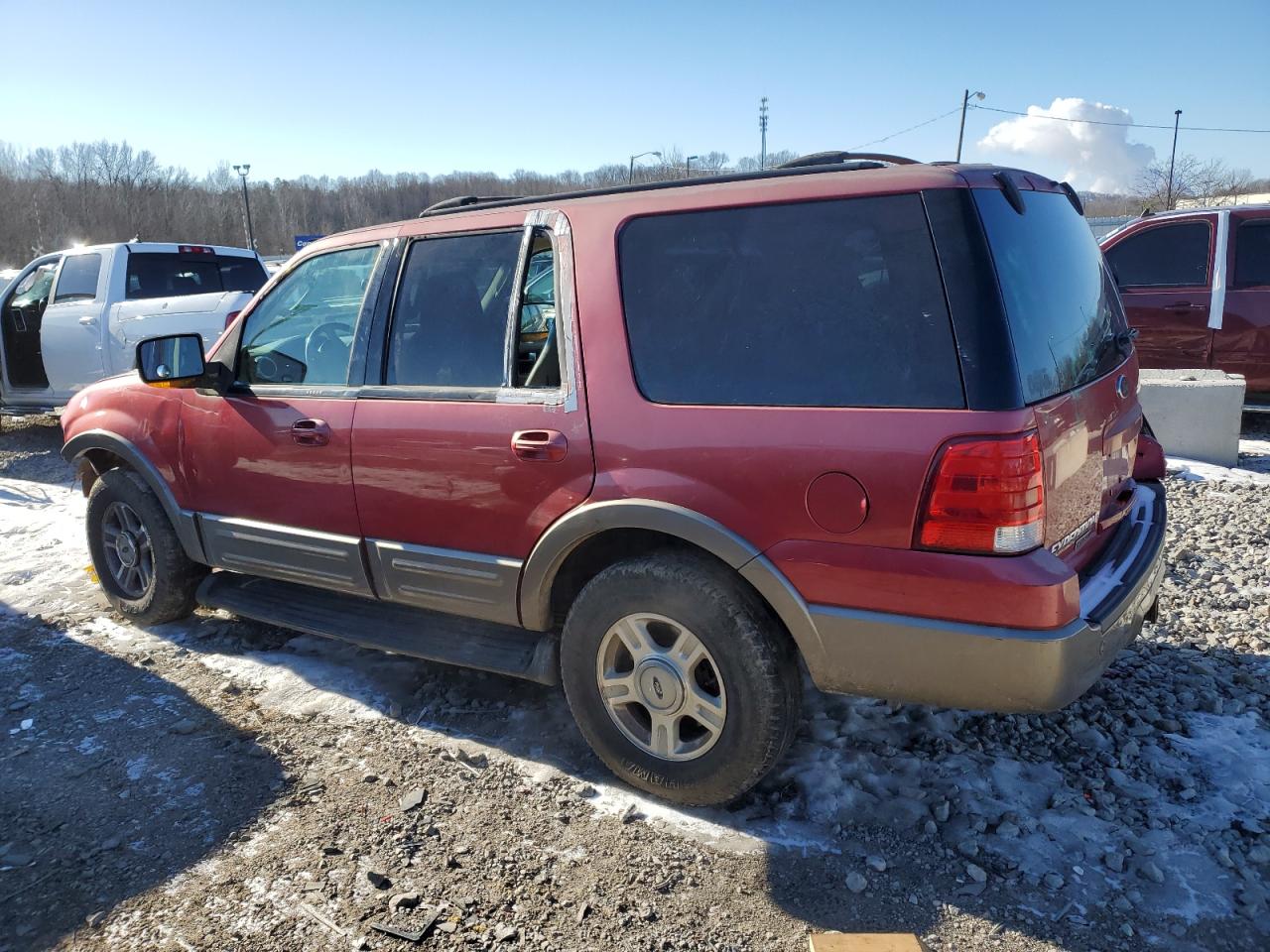 2003 Ford Expedition VIN 1FMRU17W33LB36519 Copart auction photo, front end / rear end damage thumbnail 2