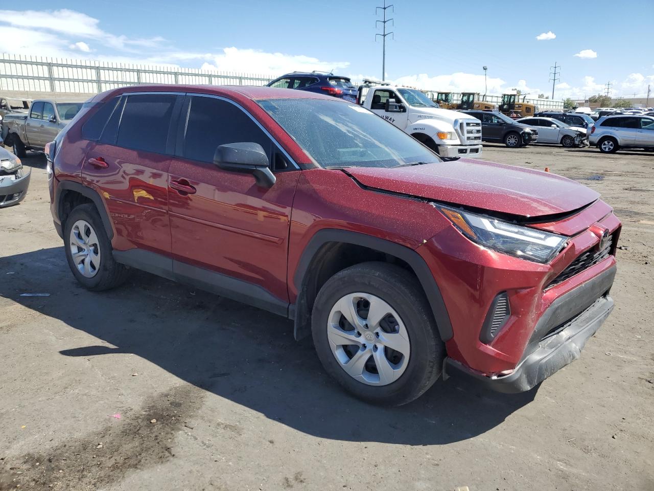 2023 Toyota RAV 4 VIN 2T3F1RFV1PW361418 Copart auction photo, all over damage thumbnail 4