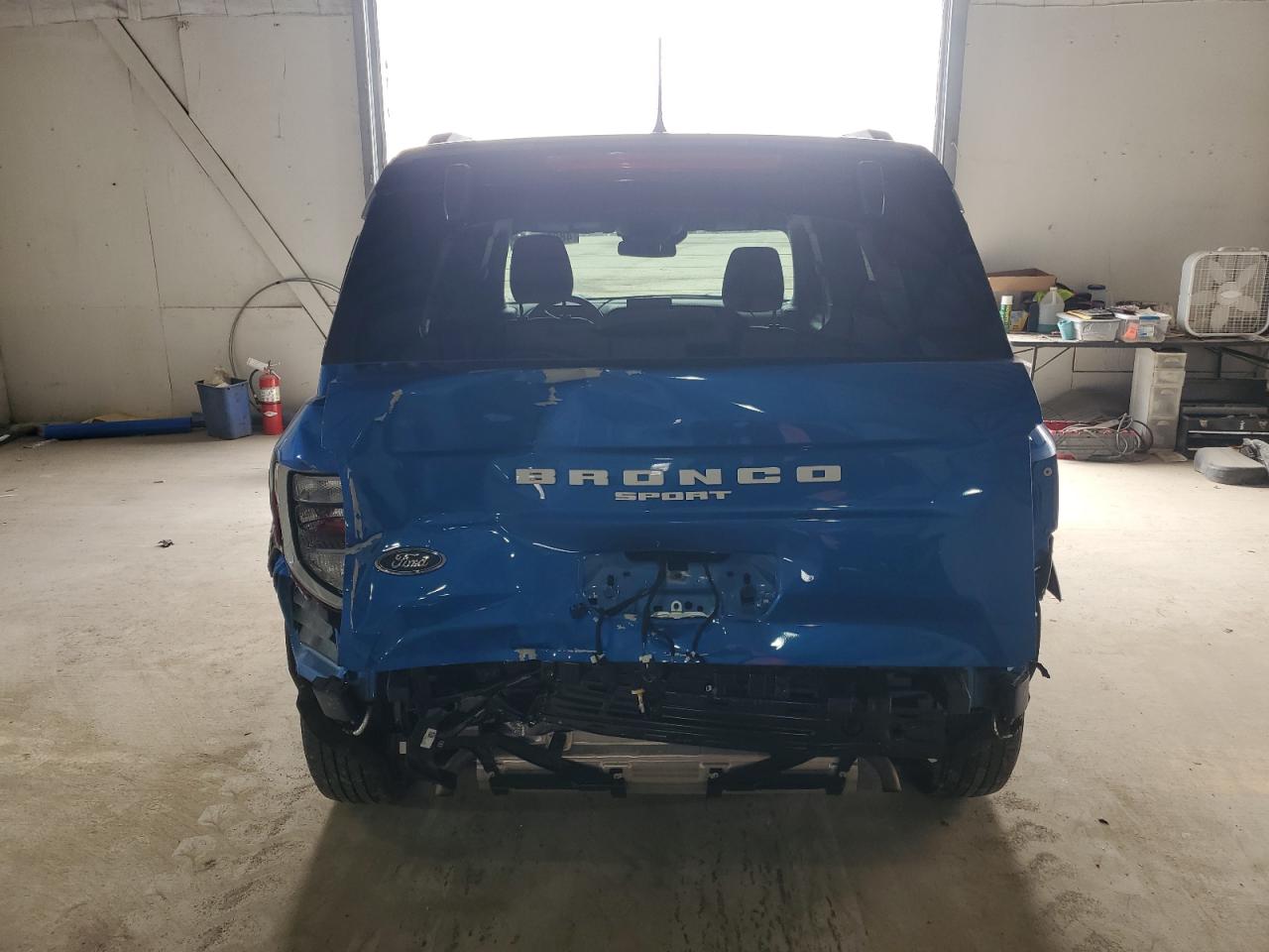 2022 Ford Bronco VIN 3FMCR9C60NRD70228 Copart auction photo, rear end damage thumbnail 6
