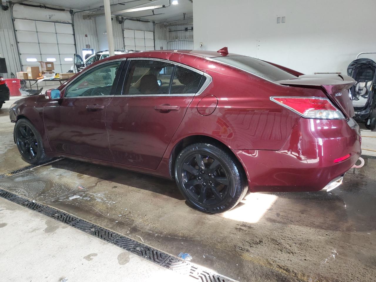 2012 Acura TL VIN 19UUA8F54CA016637 Copart auction photo, rear end / side damage thumbnail 2