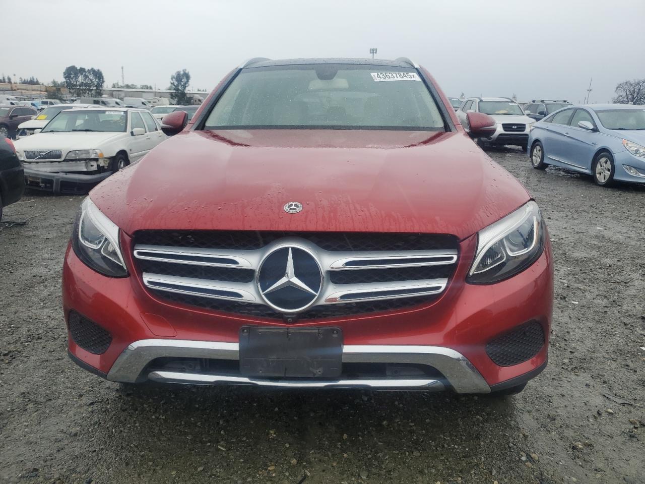 2019 Mercedes-Benz GLC VIN WDC0G4KBXKV166169 Copart auction photo, side damage thumbnail 5