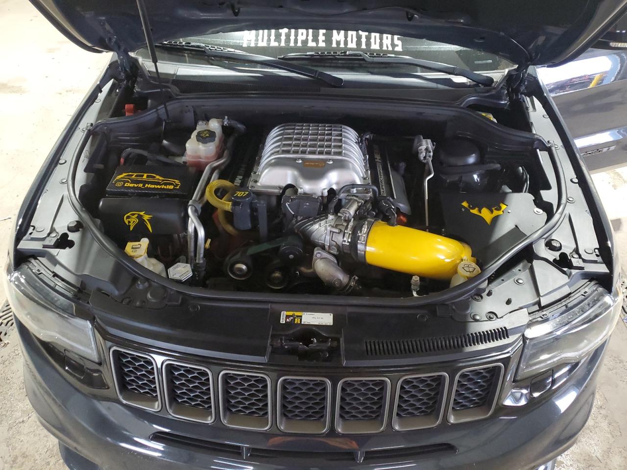 2018 Jeep Grand Cherokee VIN 1C4RJFN94JC411528 Copart auction photo, vandalism damage thumbnail 12